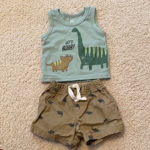 Dinosaur short set